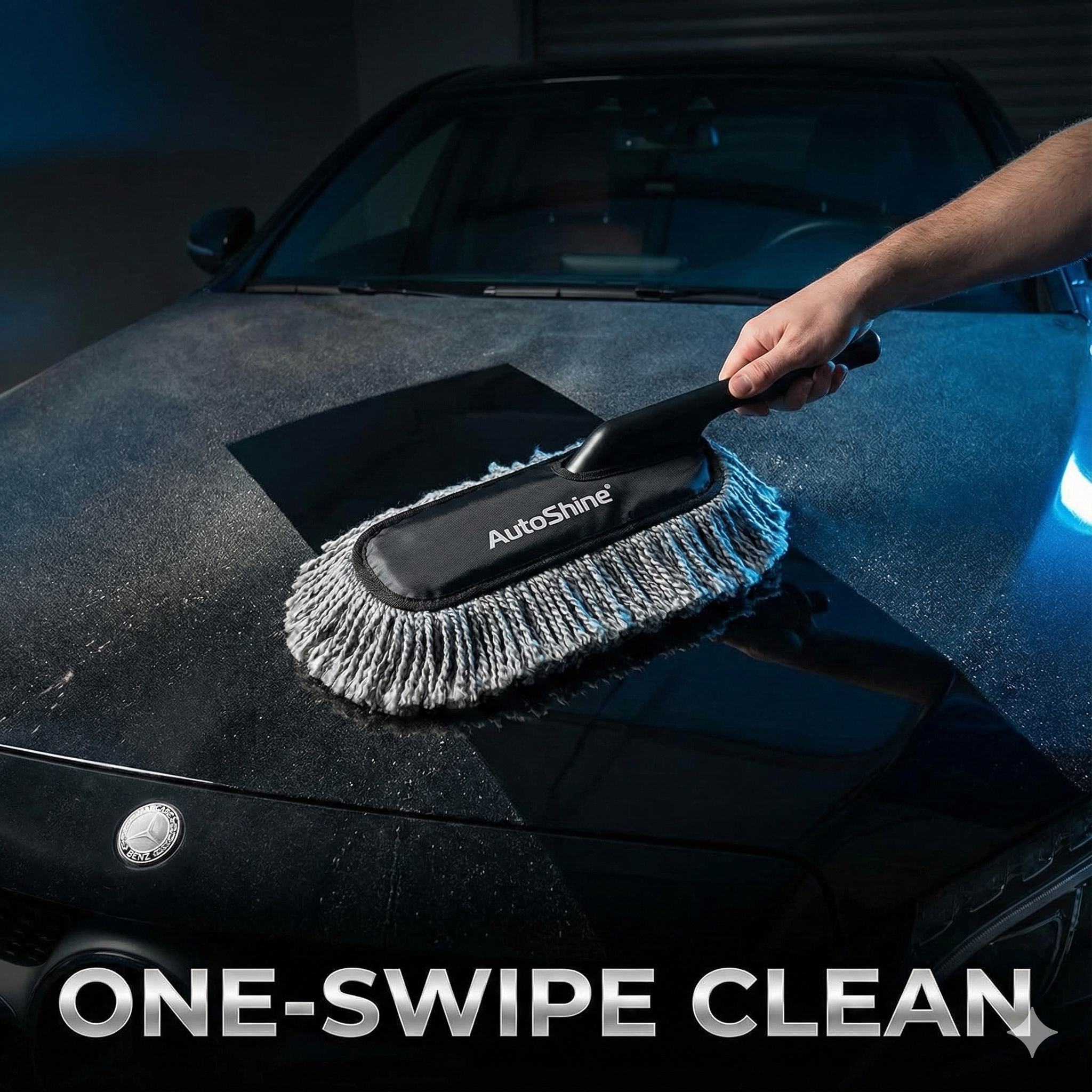 AutoShine™ Car Duster – Ultra-Soft Microfiber, No Water Required